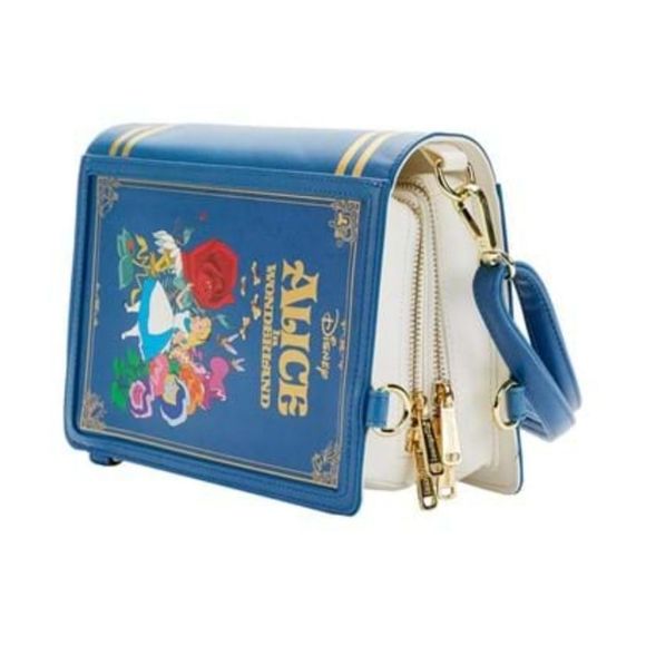 Loungefly Alice in Wonderland Classic Book Convertible Crossbody Bag - Picture 1 of 6